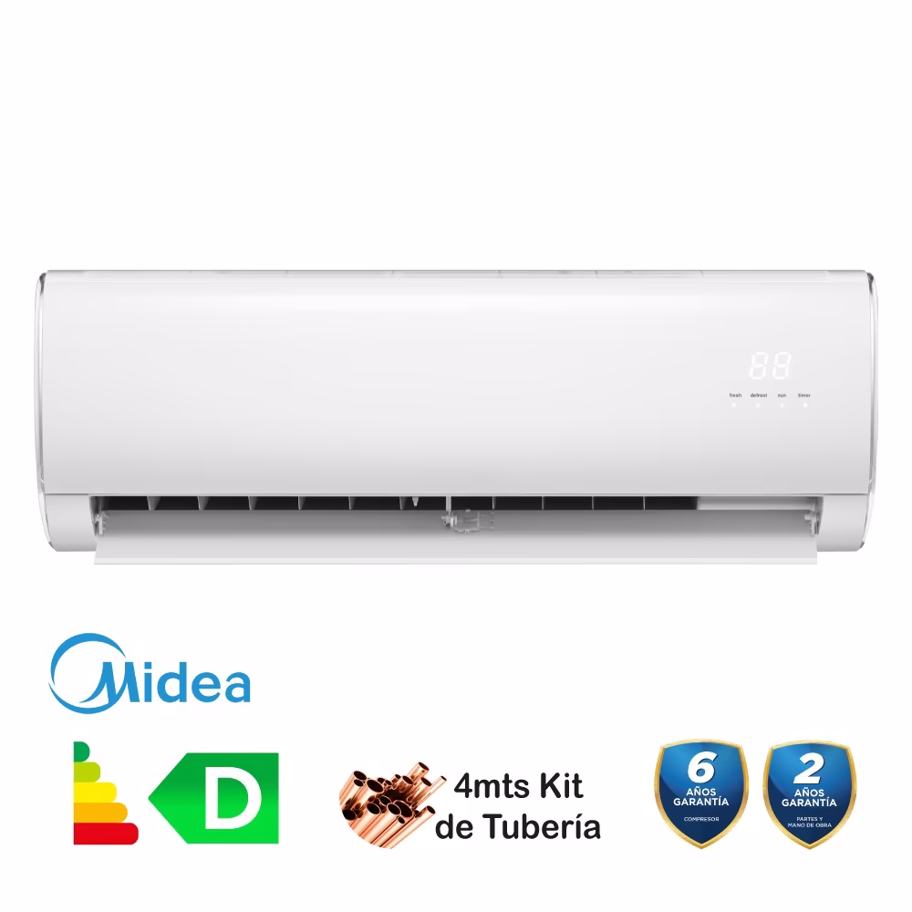 MINI-SPLIT-ON--OFF-24000-BTU-EQUIPO AIRE ACONDICIONADO MINI SPLIT ON / OFF 24000 BTU 220V EFICIENCIA 13S R410A MIDEA Aire Acondicionado Midea Mini Spit ventas a toda Colombia