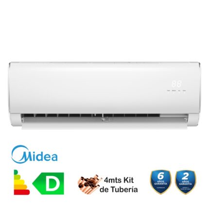 AIRE ACONDICIONADO MINI SPLIT ON / OFF 18000 BTU 220V EFICIENCIA 13S R410A MIDEA Aire Acondicionado Midea Medellin ventas en linea