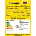 AIRE Acondicionado | MINI Split ON / OFF | 24000 BTU | 220V | Eficiencia 13S | R410a | Midea - Image 5
