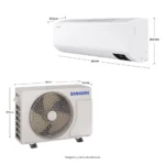 AIRE Acondicionado | MINI Split Inverter | 9000 Btu/h | 220V | R410a | Deluxe Samsung - Image 4