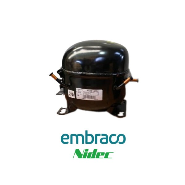 COMPRESOR 3/4+ B R404A EMBRACO- compresor de aire acondicionado es un dispositivo que bombea refrigerante a través del sistema de aire acondicionado