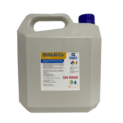 Desincrustante INQ Brilla Al-co SIN Rinse | 1GL