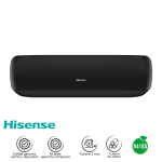 AIRE Acondicionado | MINI Split Inverter | 12000 BTU | 220V | R410a | Hisense LUSO Premium Negro