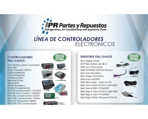 LINEA DE CONTROLADORES ELECTRONICOS