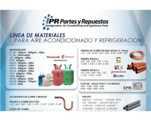 LÍNEA DE MATERIALES