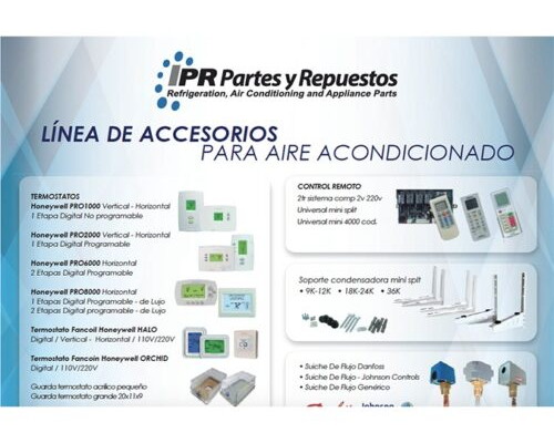 Línea ACCESORIOS PARA AIRE ACONDICIONADO