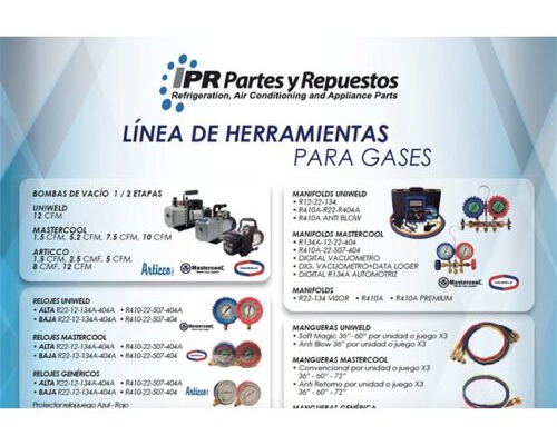 Linea de HERRAMIENTA para gases