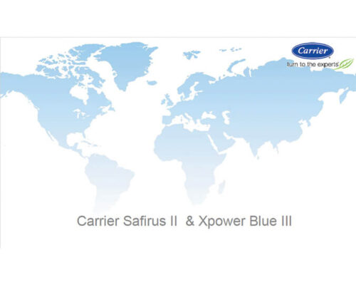 Carrier NEW XPower Blue and Safirus series introduction Spanish