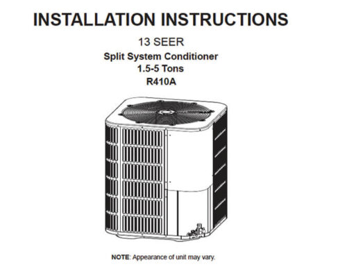 13SEER Cooling Only Condensing Unit
